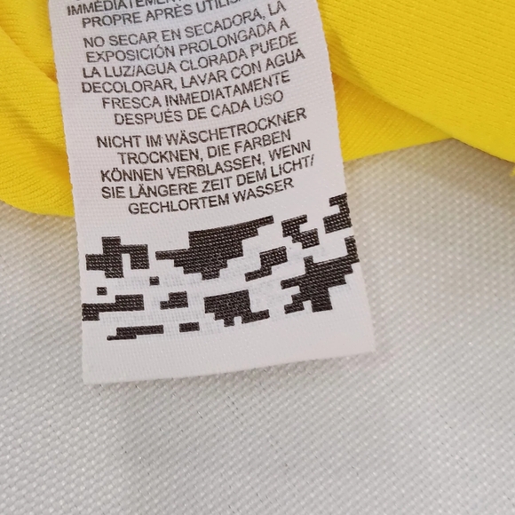 ASOS DESIGN WOMENS SIZE 10 ONE PIECE SWIMSUIT YELLOW SWIMWEAR BODYSUIT - Picture 9 of 16